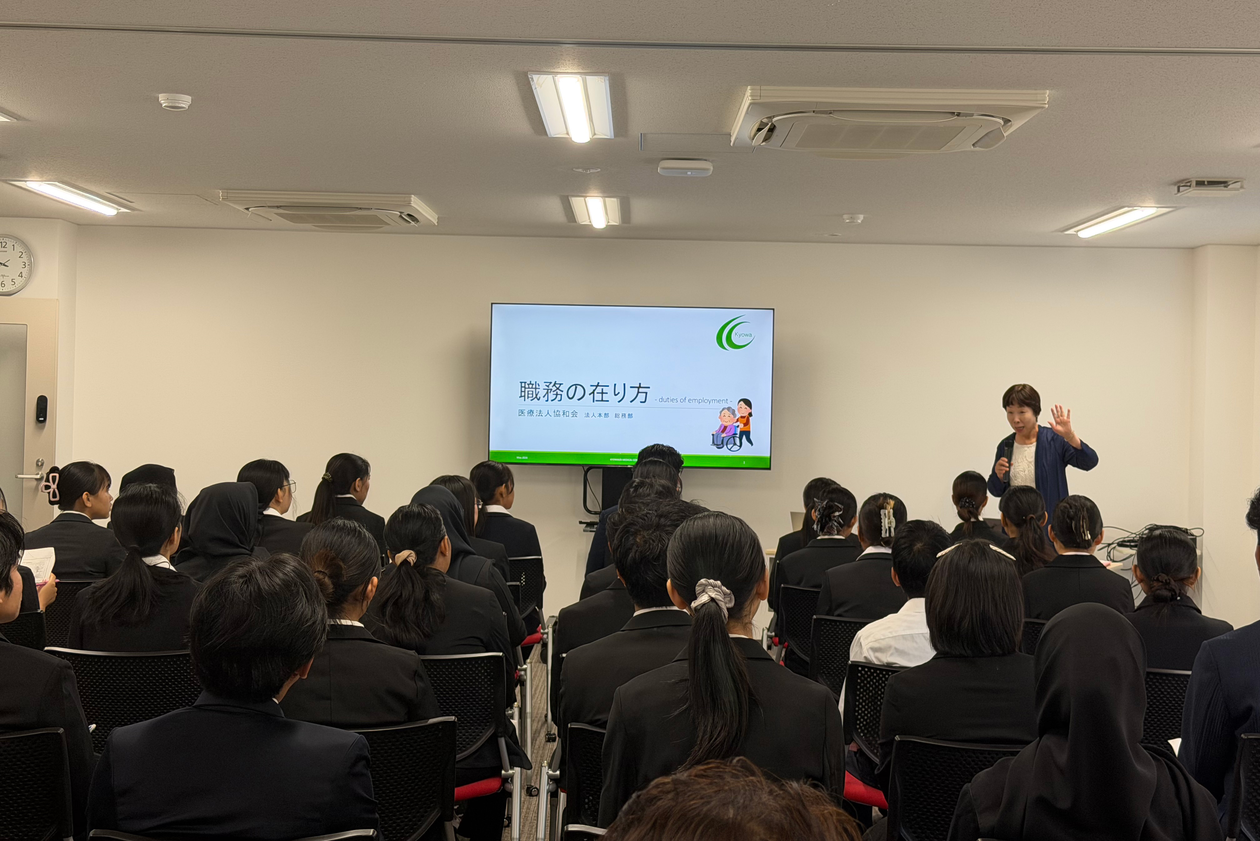 早速研修です！